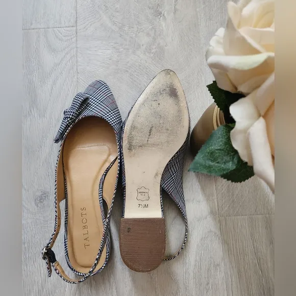 Talbots Edison Slingbacks 7.5
