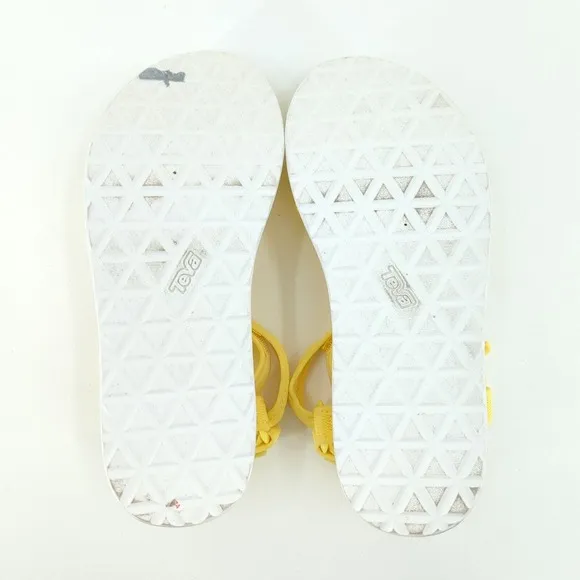 Teva Women Universal Platform Flatform Sandals Limelight Yellow 1102451 NEW FLAW