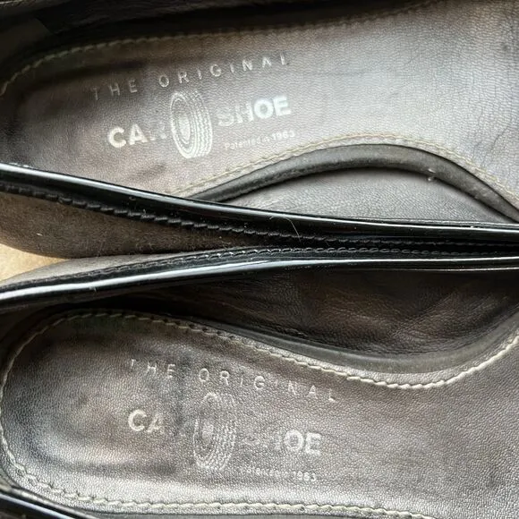 The Original Car Shoe by Prada Gray Suede Low Heels Women's EU 36 US 6 Buckle