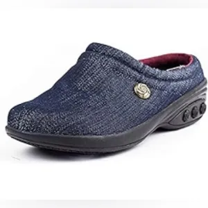Therafit Molly Women's Arch Support Leather Clog Shoes Size  7.5