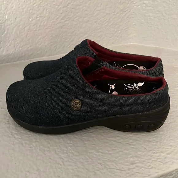 Therafit Molly Women's Arch Support Leather Clog Shoes Size  7.5
