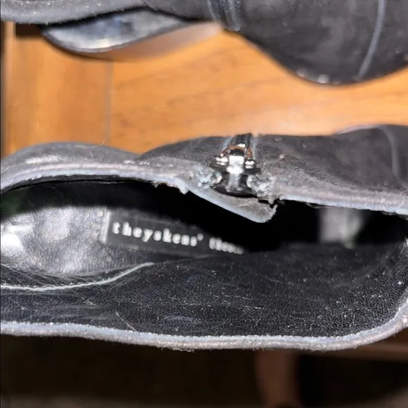 Theyskens theory Black Suede Women's Wedge size 7