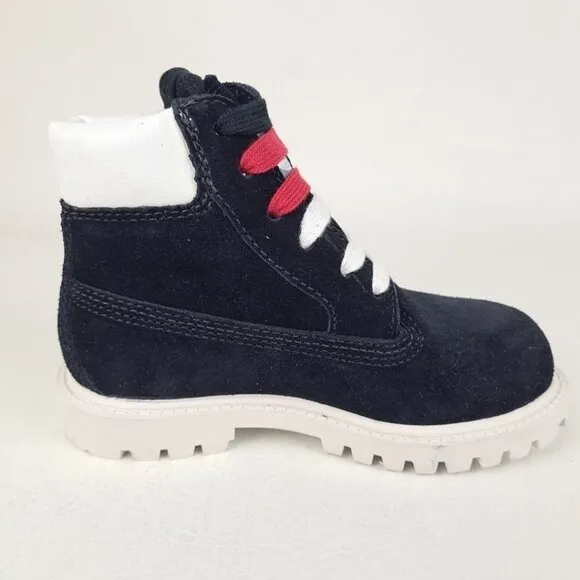 Timberland 6 IN Premium Classic Toddler Boots Black Leather