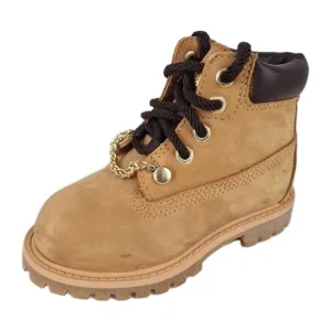 Timberland 6In Premium 24872 TODDLER Boots Outdoors Wheat Gold Leather