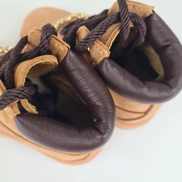 Timberland 6In Premium 24872 TODDLER Boots Outdoors Wheat Gold Leather
