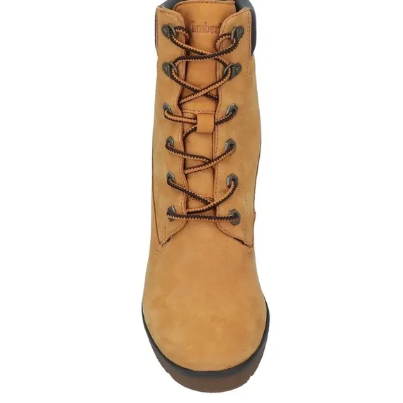 Timberland limited edition Women's Camel Wedge Ankle Boots Like New NO Box