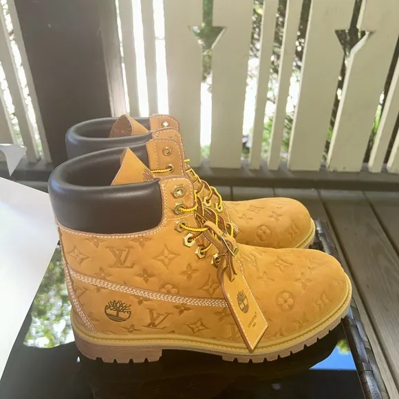 Timberland Tan Monogram Boots