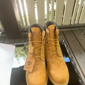 Timberland Tan Monogram Boots