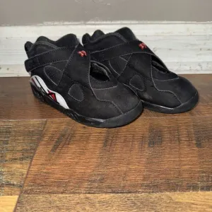 Toddler's Jordan 8 Retro &quot;Playoffs&quot; Black/True Red-White 10C