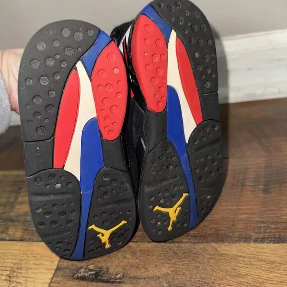 Toddler's Jordan 8 Retro &quot;Playoffs&quot; Black/True Red-White 10C