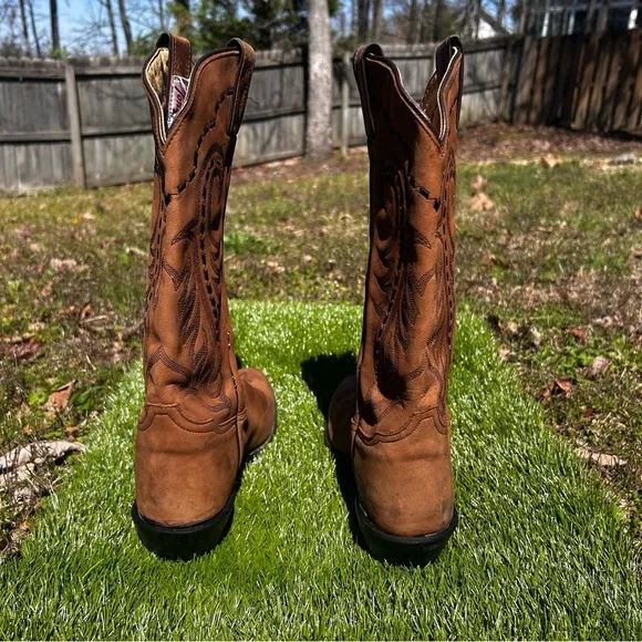 Tony Lama Tan Cowboy Boots