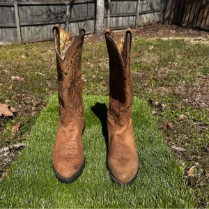 Tony Lama Tan Cowboy Boots
