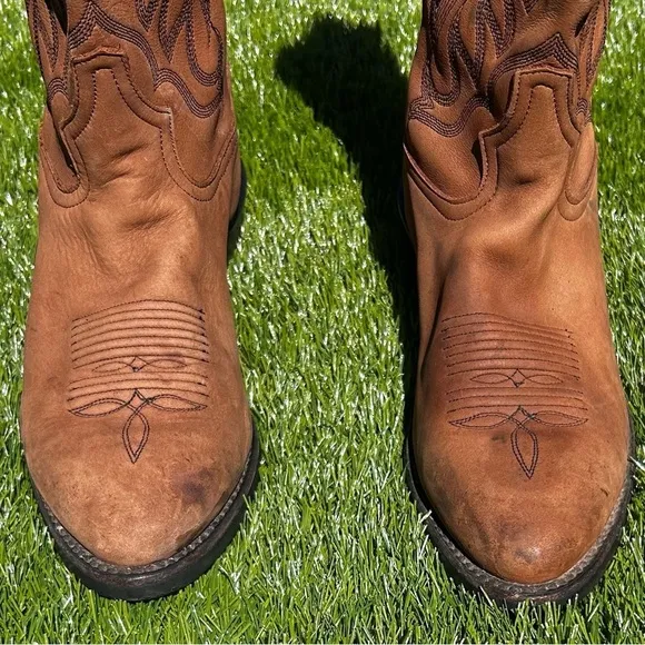 Tony Lama Tan Cowboy Boots