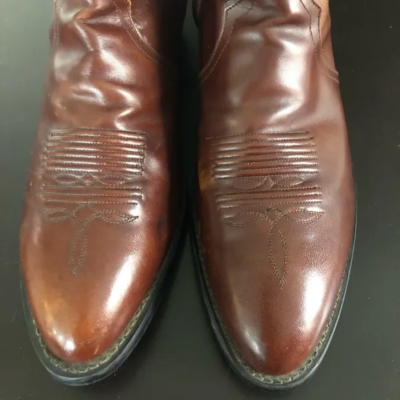 Tony Lama Victorian Style Logger Boots Zipper