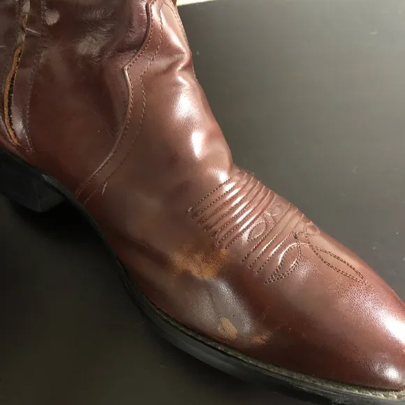 Tony Lama Victorian Style Logger Boots Zipper