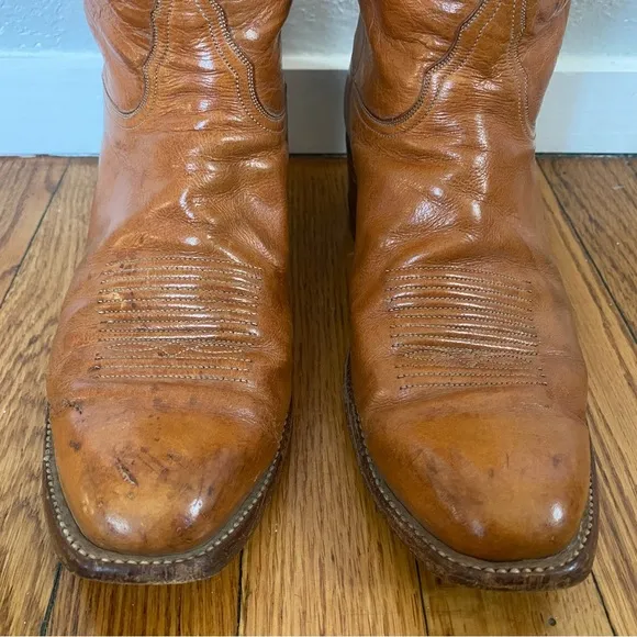 Tony Lama Vintage EL REY Collection Women’s 9 Western Leather Cowboy Boots