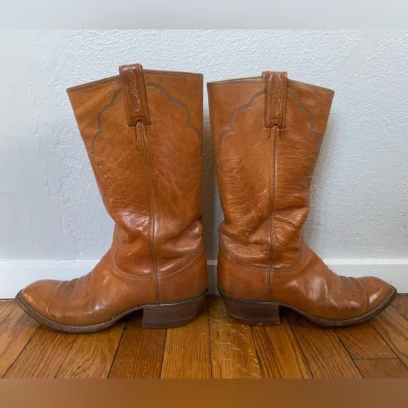 Tony Lama Vintage EL REY Collection Women’s 9 Western Leather Cowboy Boots