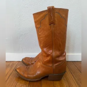 Tony Lama Vintage EL REY Collection Women’s 9 Western Leather Cowboy Boots