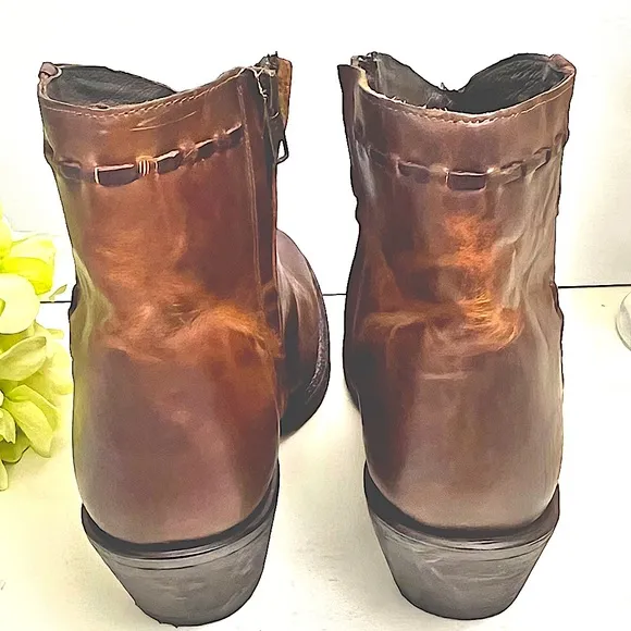 TONY LAMA WOMEN'S ANAHI BUCKSTITCH BOOTS Sz 8.5