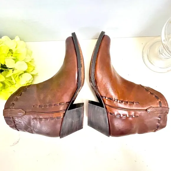 TONY LAMA WOMEN'S ANAHI BUCKSTITCH BOOTS Sz 8.5