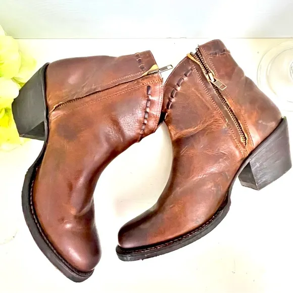 TONY LAMA WOMEN'S ANAHI BUCKSTITCH BOOTS Sz 8.5