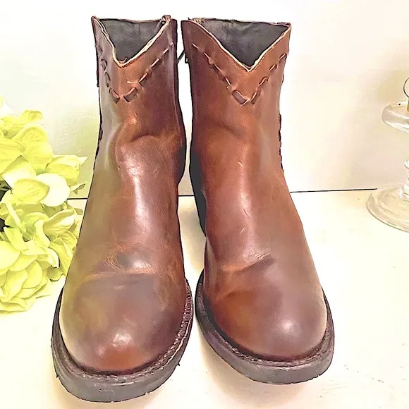 TONY LAMA WOMEN'S ANAHI BUCKSTITCH BOOTS Sz 8.5