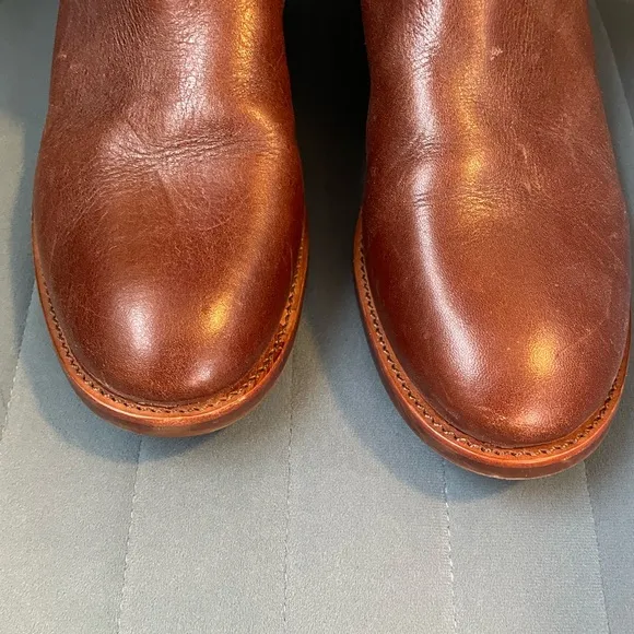 Tory Burch Brown Leather Riding Boots- Size 8