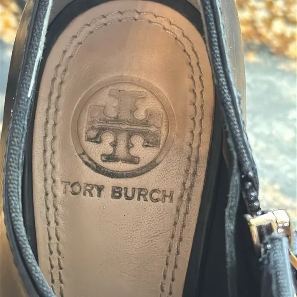 Tory Burch Chic Black Leather Ankle Boots w zippers