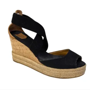 Tory Burch Cork Wedge Sandals $248 GUC Size  6  S3329