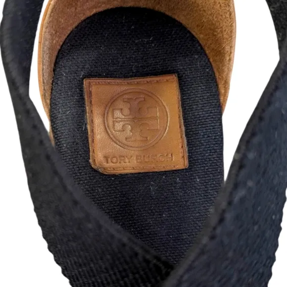 Tory Burch Cork Wedge Sandals $248 GUC Size  6  S3329