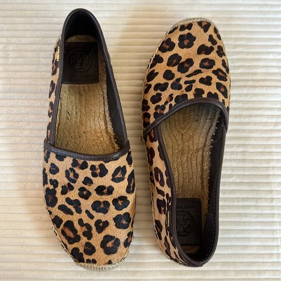 Tory Burch Leopard Print Espadrilles