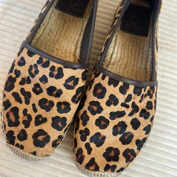 Tory Burch Leopard Print Espadrilles