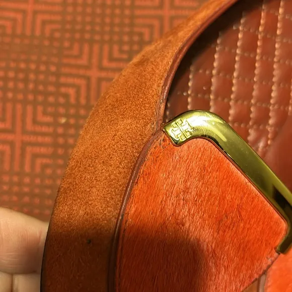 Tory Burch Orange and Brown Women's Flats