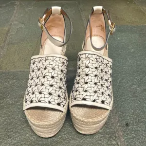 Tory Burch Platform Espadrille Wedge Sandals