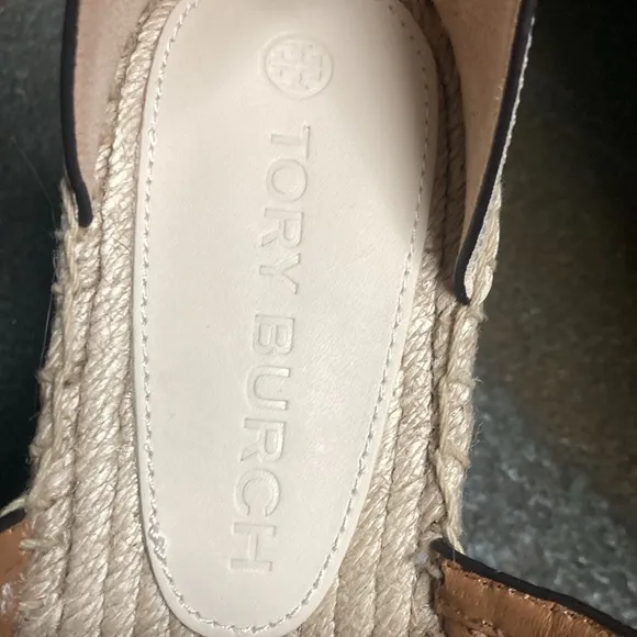 Tory Burch Platform Espadrille Wedge Sandals