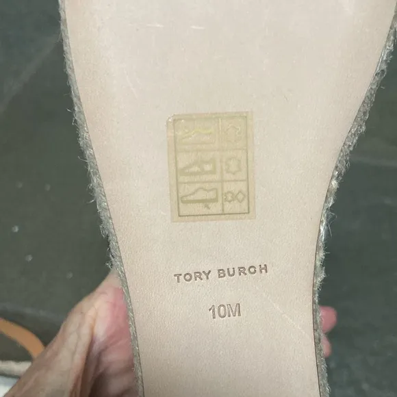 Tory Burch Platform Espadrille Wedge Sandals