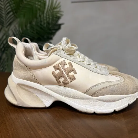 Tory Burch Women's Cream Sneakers