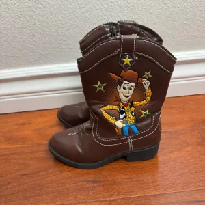 Toy Story 4 Vintage Western Woody Boots Kids Size 10