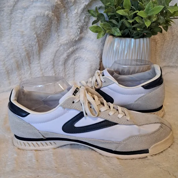 Tretorn Rawlins 2.0 Men's Sneakers White Navy Trainers Athletic Shoes Size 9