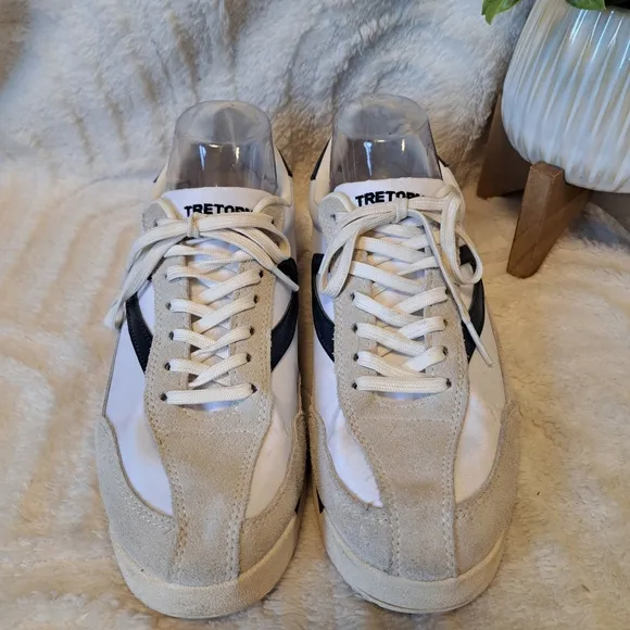 Tretorn Rawlins 2.0 Men's Sneakers White Navy Trainers Athletic Shoes Size 9