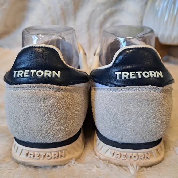 Tretorn Rawlins 2.0 Men's Sneakers White Navy Trainers Athletic Shoes Size 9