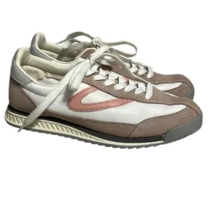 Tretorn Size 8 M RAWLINS Blush Sneakers Women's Shoes White and Pink Sneakers