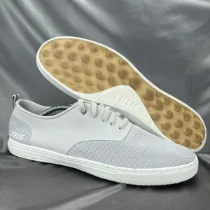 TRUE Linkswear Eco Knit Golf Shoes Men’s 13 Gray Recycled Athleisure Preppy