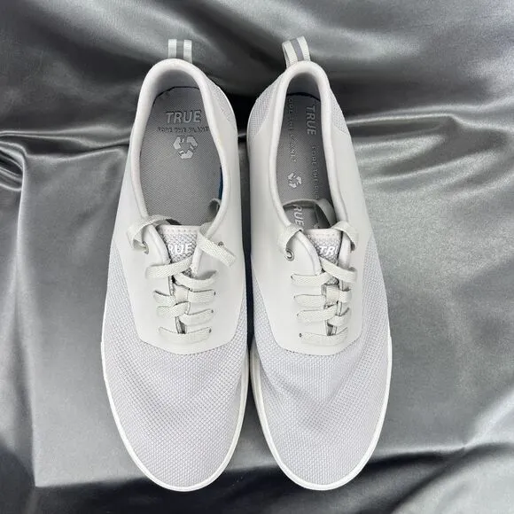 TRUE Linkswear Eco Knit Golf Shoes Men’s 13 Gray Recycled Athleisure Preppy