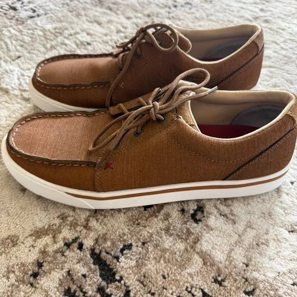 Twisted X Men’s Kicks Casual Shoes Moc Toe Leather Size 10M MCA0041 Sneakers
