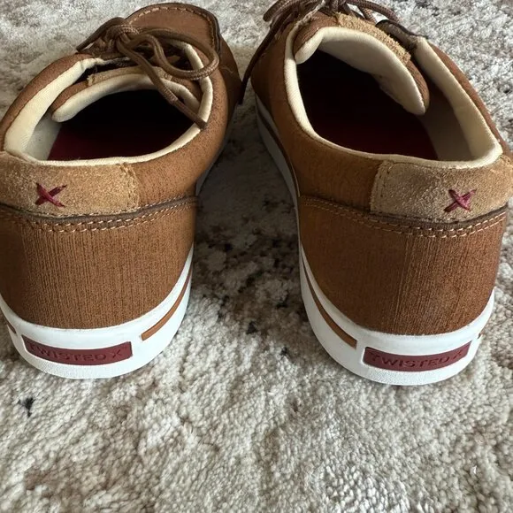 Twisted X Men’s Kicks Casual Shoes Moc Toe Leather Size 10M MCA0041 Sneakers