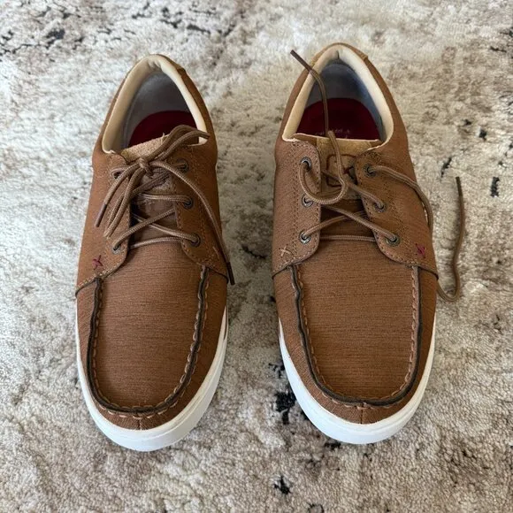 Twisted X Men’s Kicks Casual Shoes Moc Toe Leather Size 10M MCA0041 Sneakers