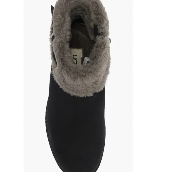 UGG Ankle Boots with Faux Fur Trim sz 6.5