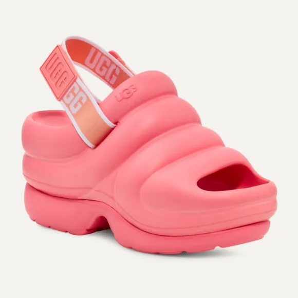UGG Aww Yeah Platform Slide Sandals Size 9