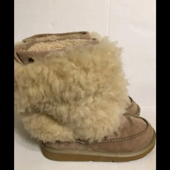 UGG Vtg Australia Suede Shearling Boots